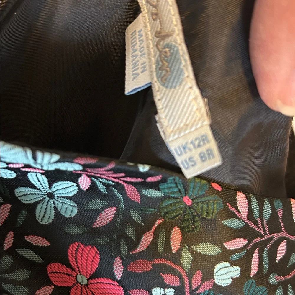 Boden Beatrice Women's Dress in Floral Jacquard US size 8/ UK size 12 - Picture 7 of 12